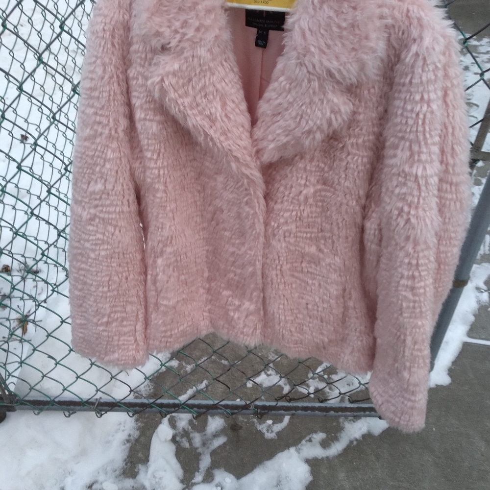 Issac Mizrahi Live Pink Jacket